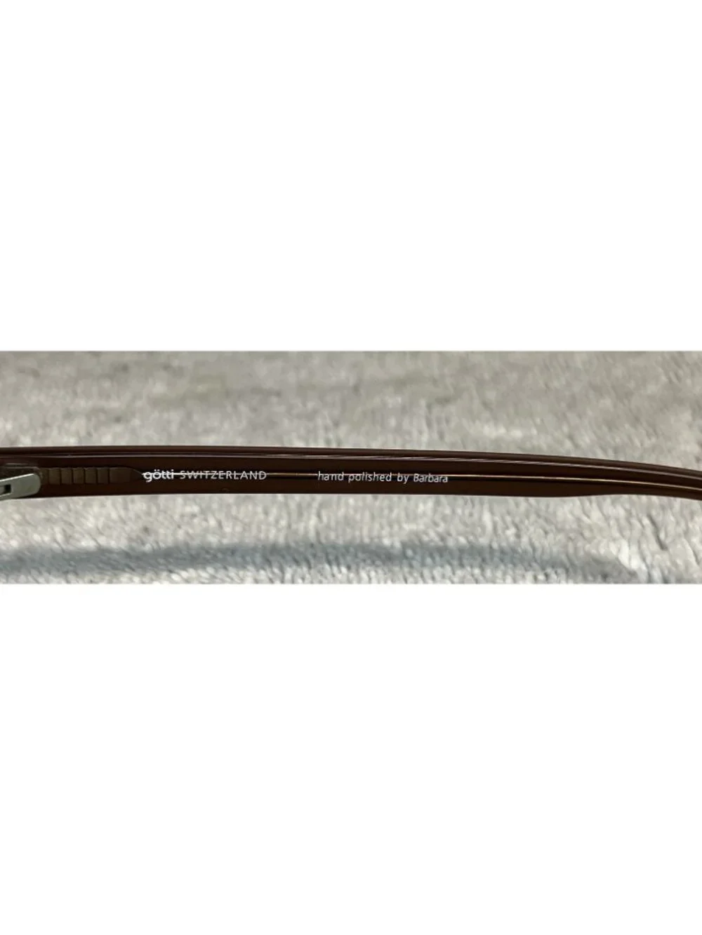 Götti Switzerland SALY BTC Pale Nude Clear Full Rim Eyeglasses Frames 53-15-140